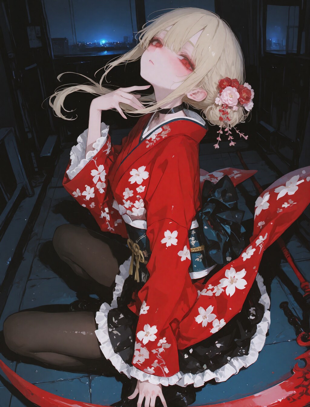 和風ゴスロリさん
