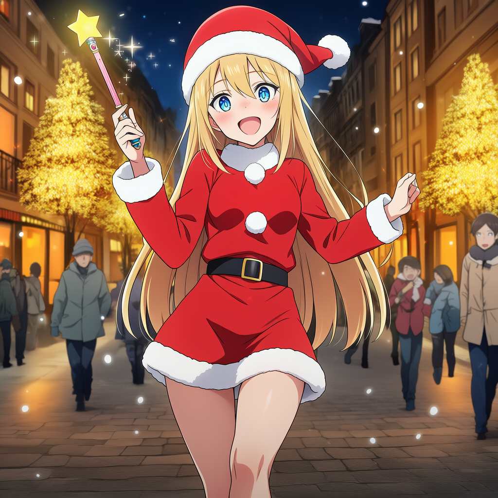 クリスマス魔法少女