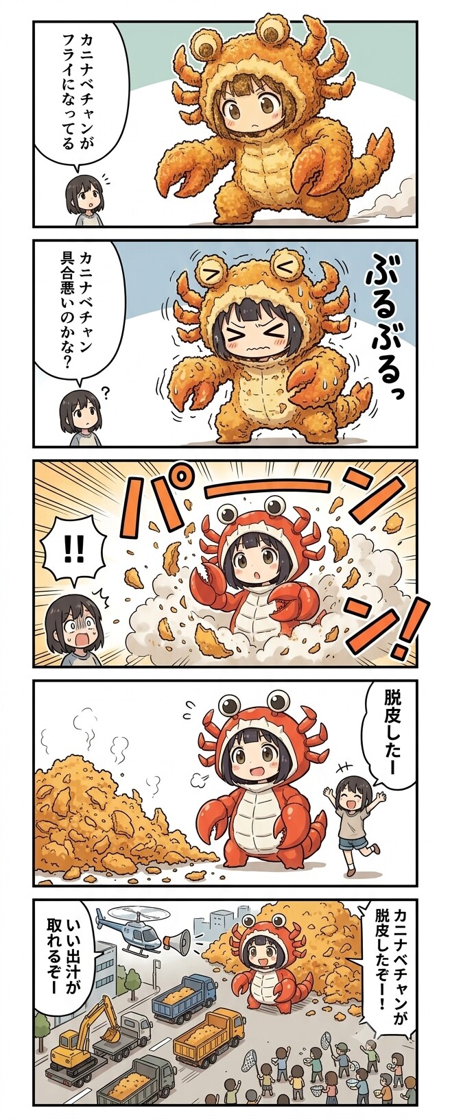 【07】脱皮したよ！カニナベチャン