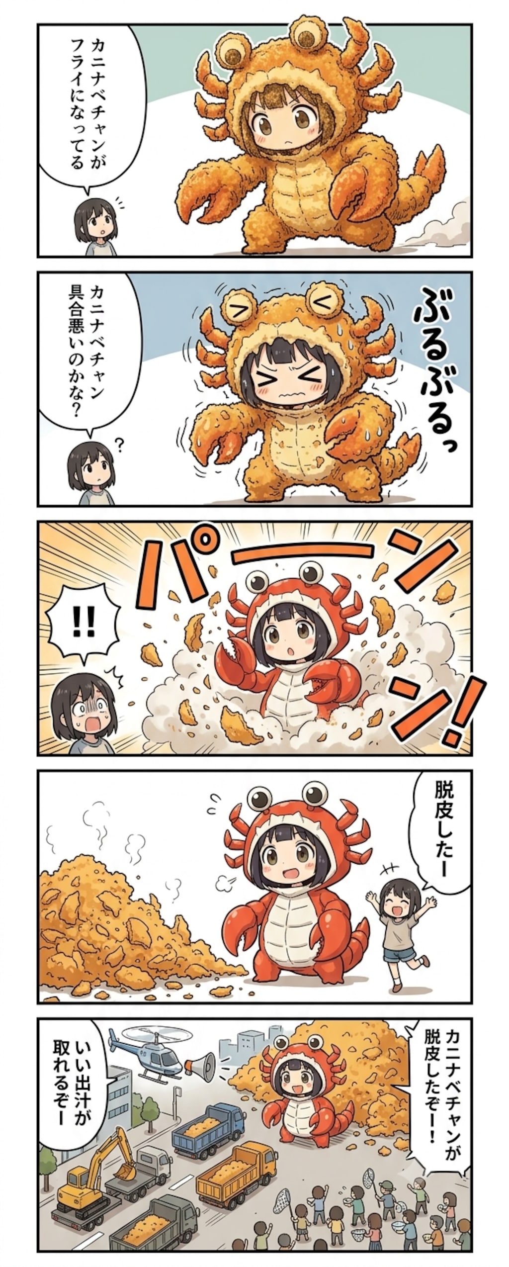 【07】脱皮したよ！カニナベチャン