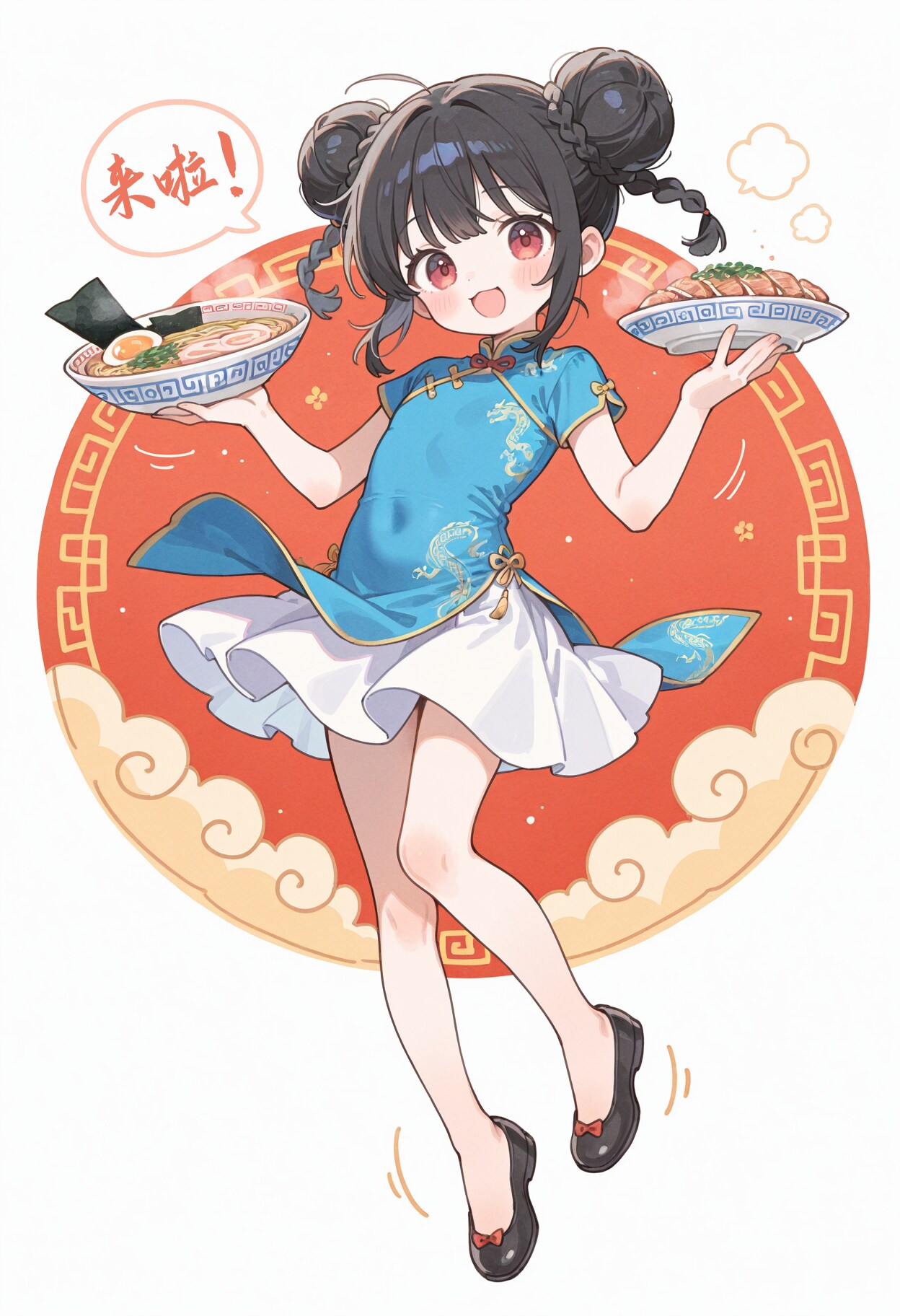 中華料理店の少女