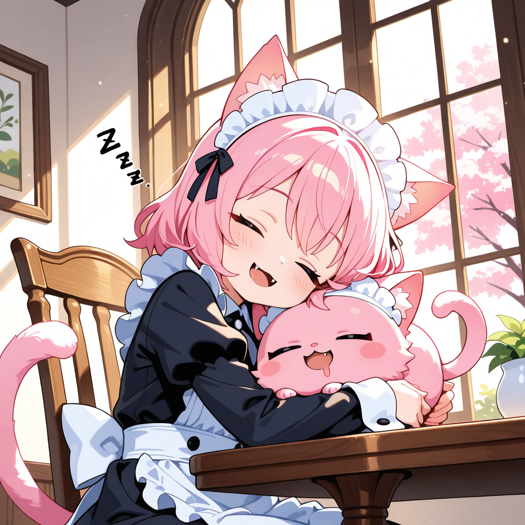 ほらっ！！早く起きないと怒られるよ～！！