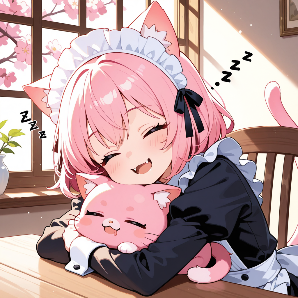 ほらっ！！早く起きないと怒られるよ～！！