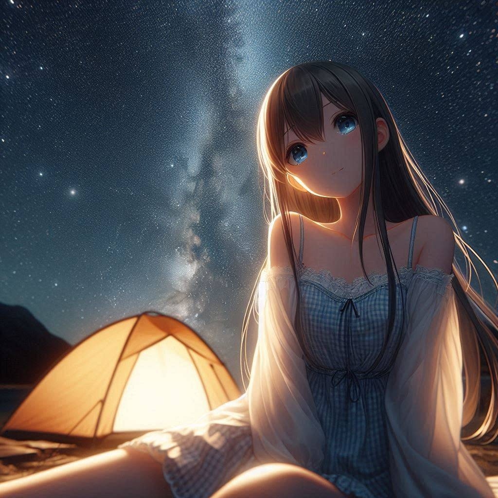 夏の夜空(DALL-E)(16)