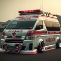 ハイエース救急車のドリ車 4枚目