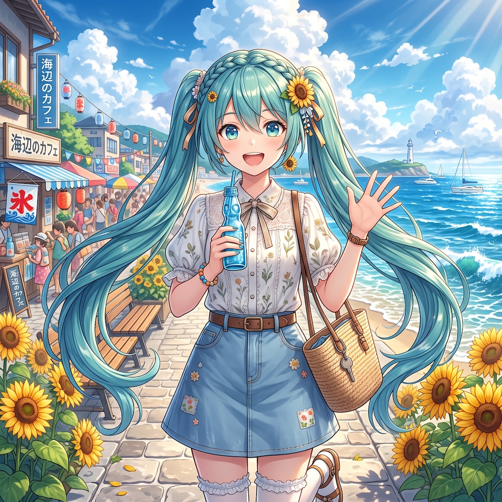 お出かけミクさん　4