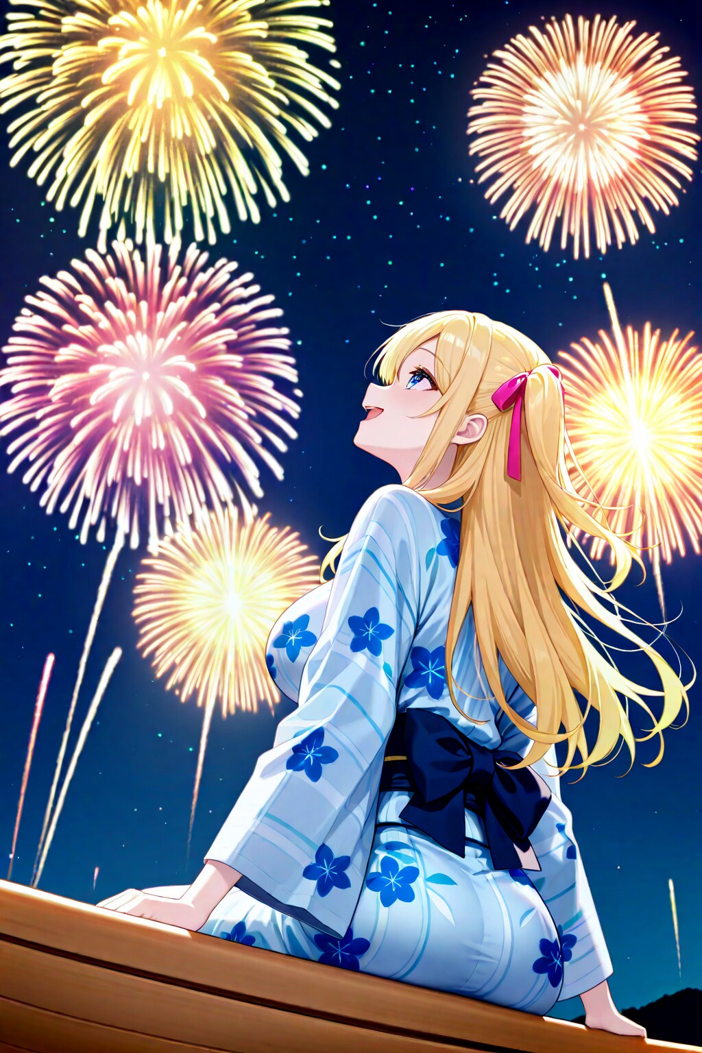 ナミちゃんと花火デート