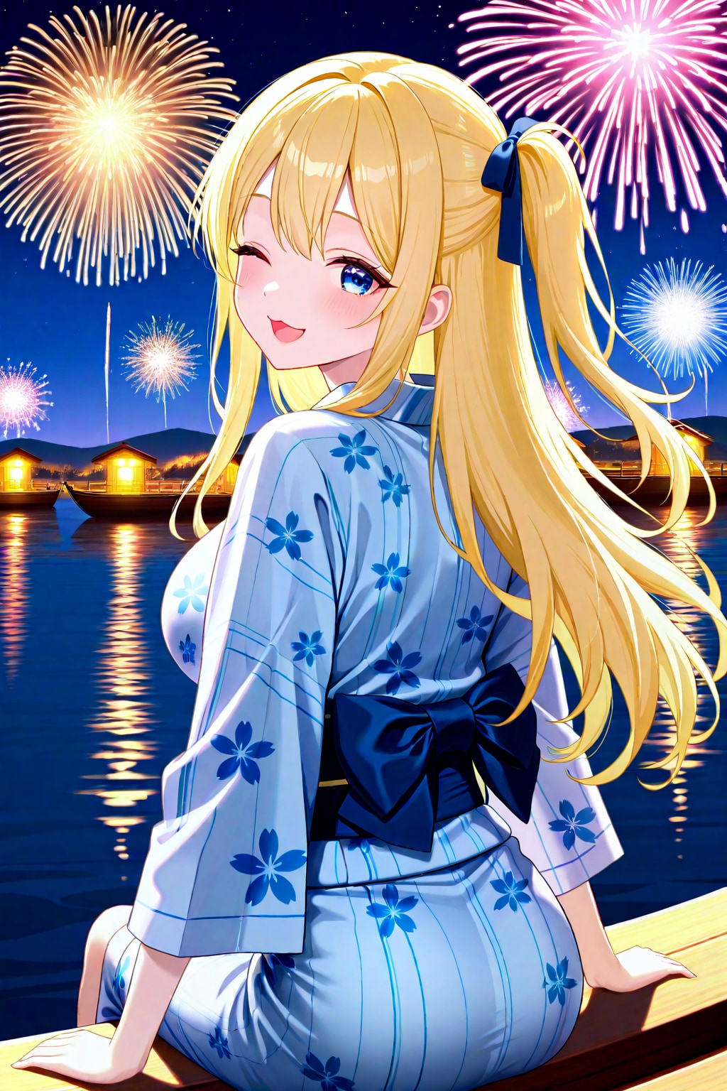 ナミちゃんと花火デート