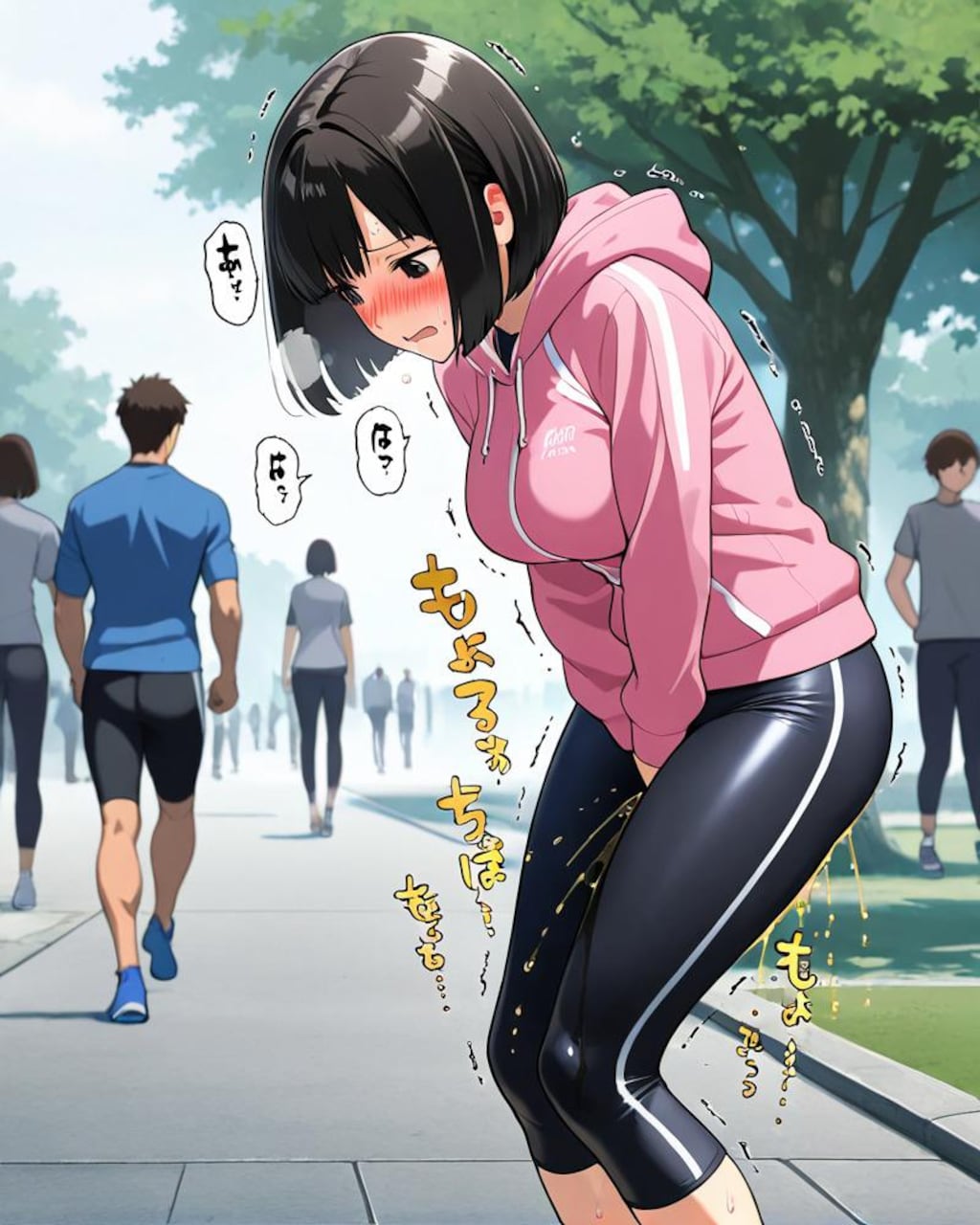 【おしっこ我慢できなかったスポーツ女子たち】販売中！
