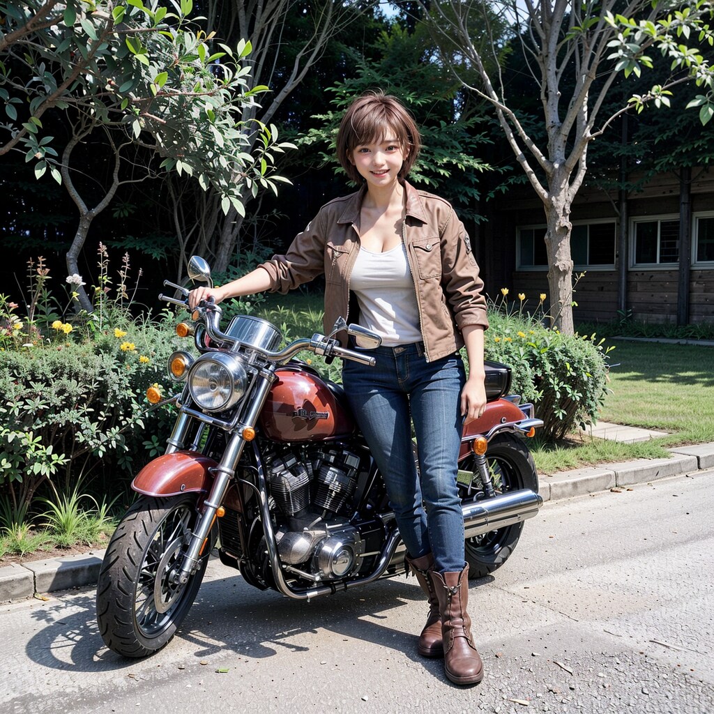 バイクの取り回し