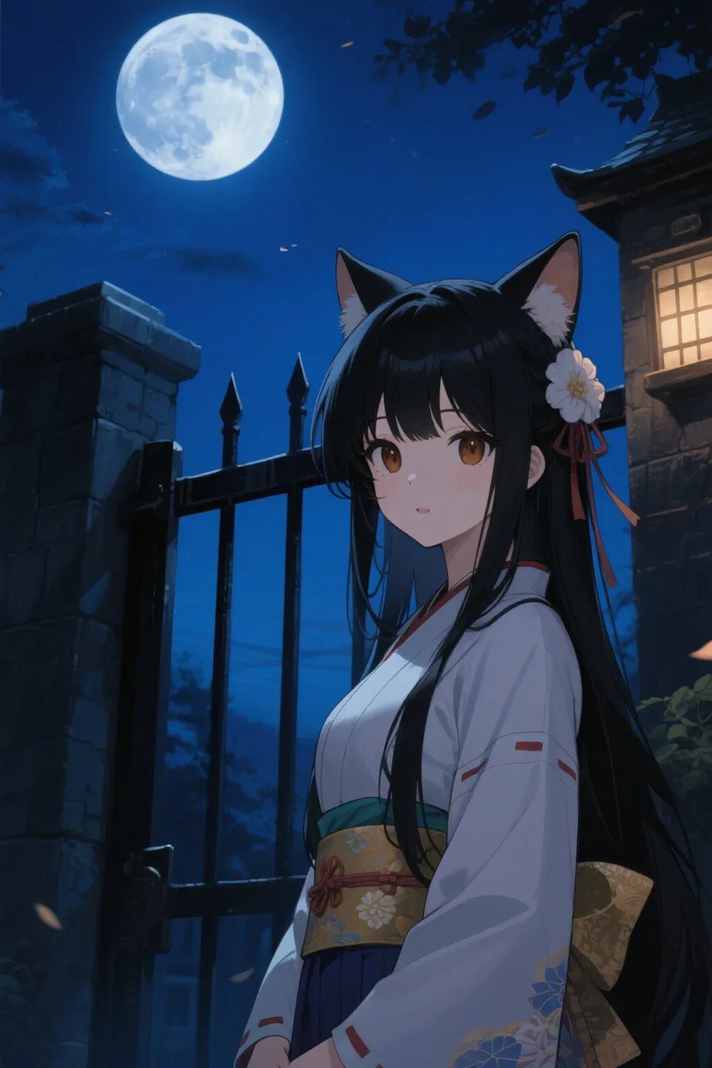 刑務所の前で待ち構えるさくらちゃん