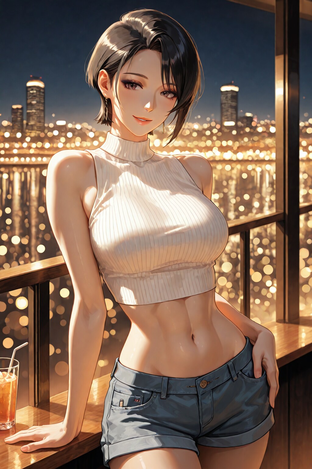 ショートカットなお姉さん