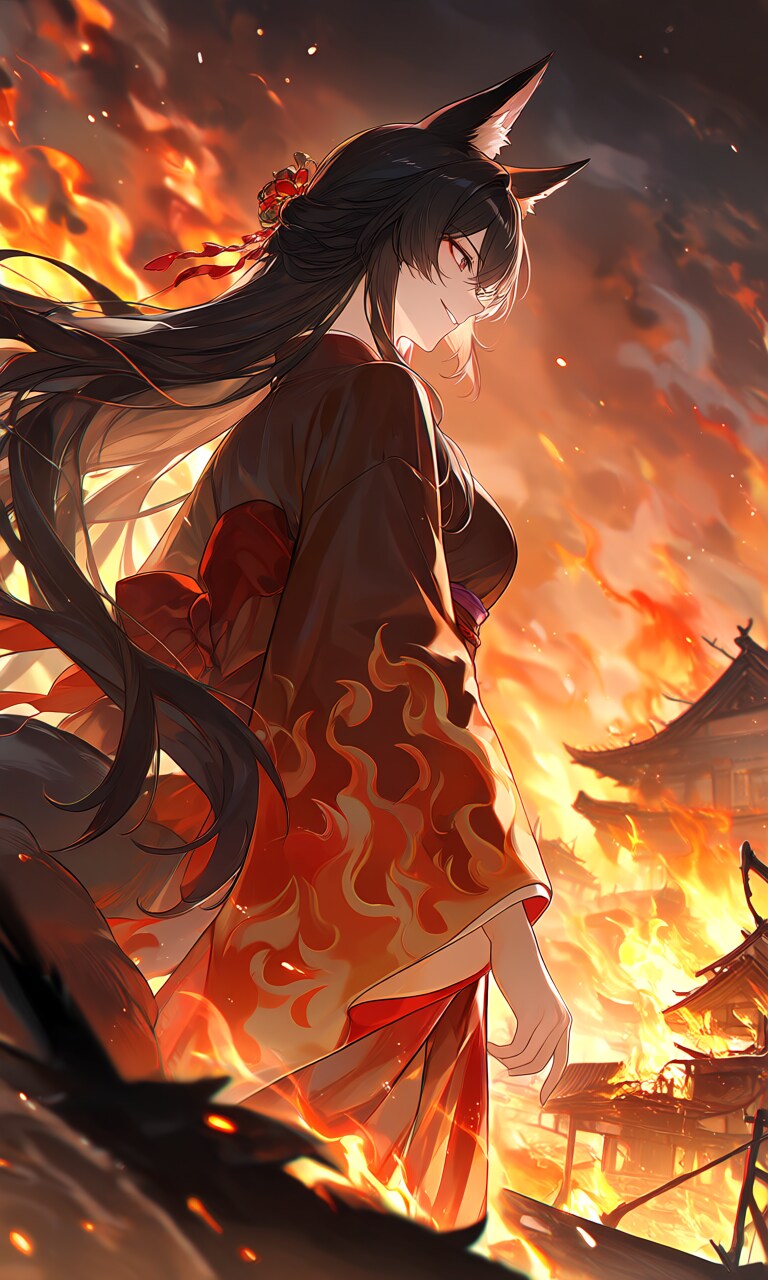 黒炎の妖狐