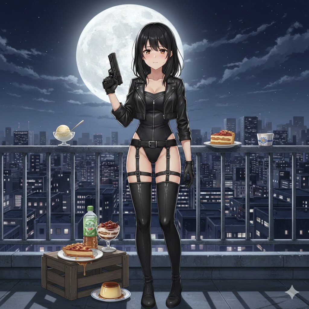 スパイ衣装の三葉(Gemini版)