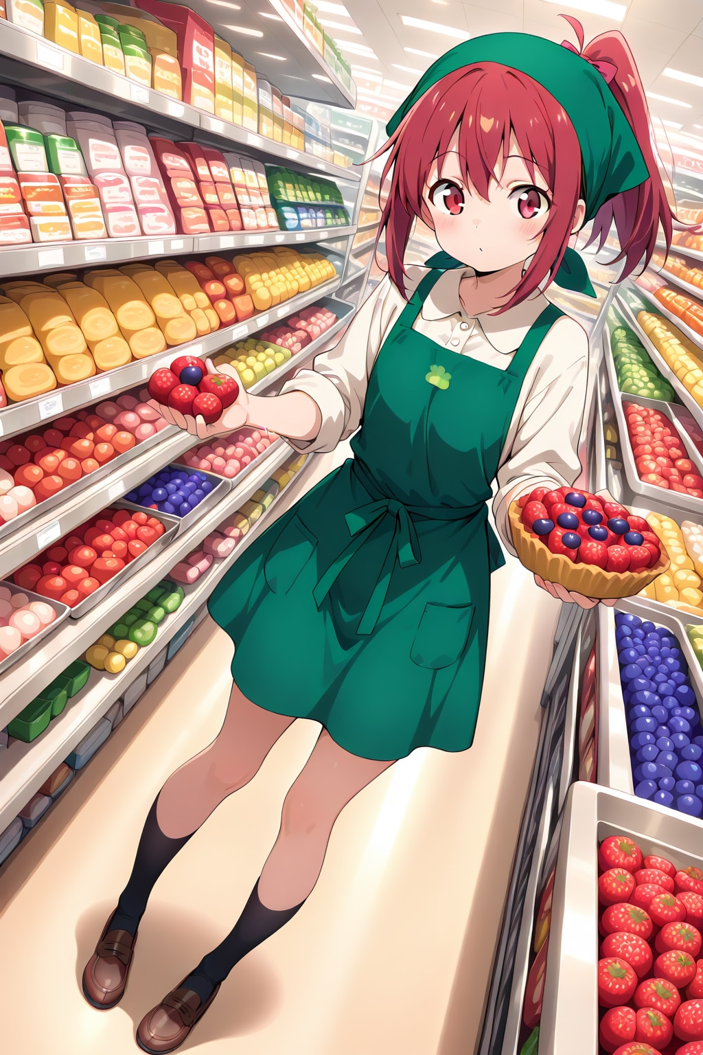 本日のスーパーちちぷいのバイトの娘