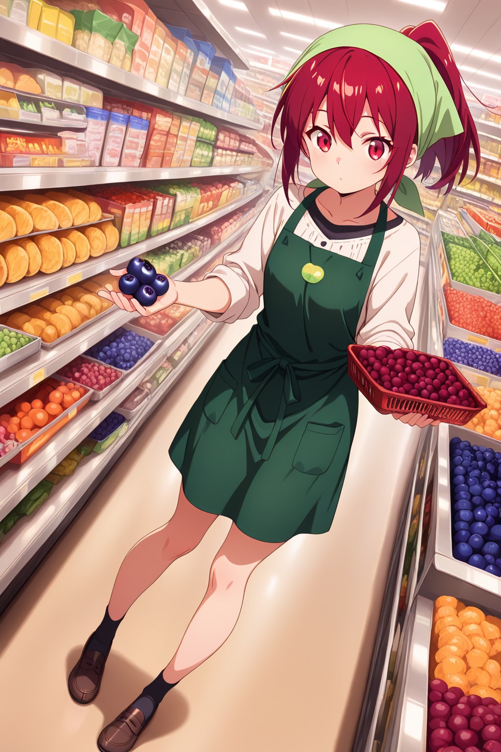 本日のスーパーちちぷいのバイトの娘