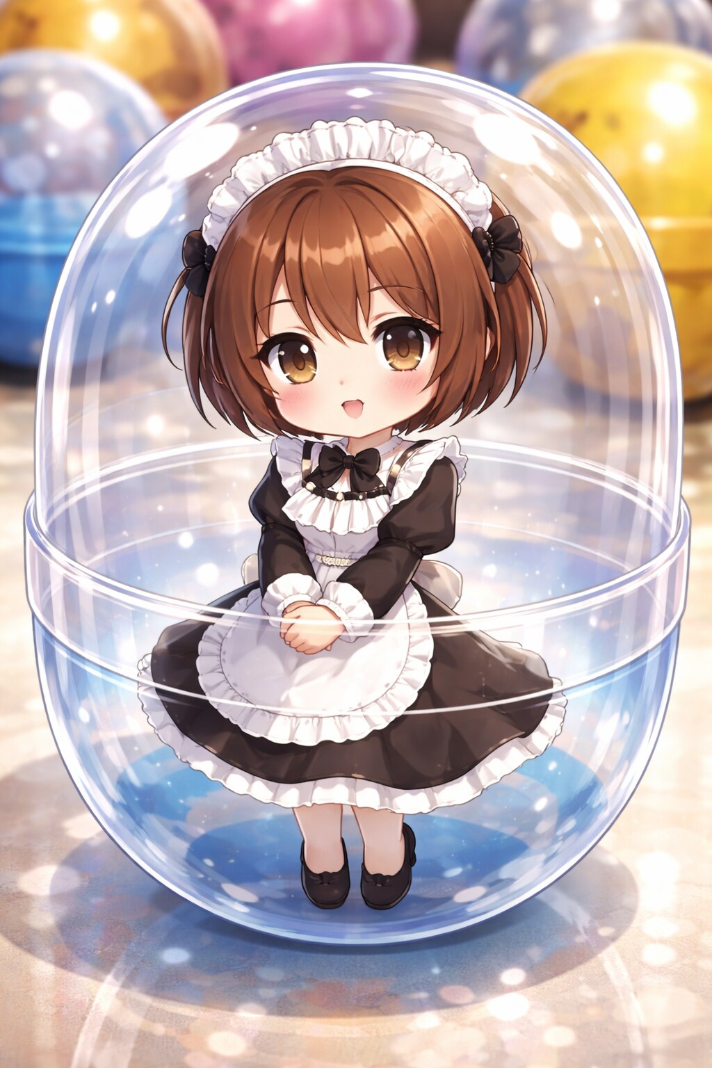 [さいあっぷ]ULモデルのCOFFEEちゃんをカプセルに入れたよ