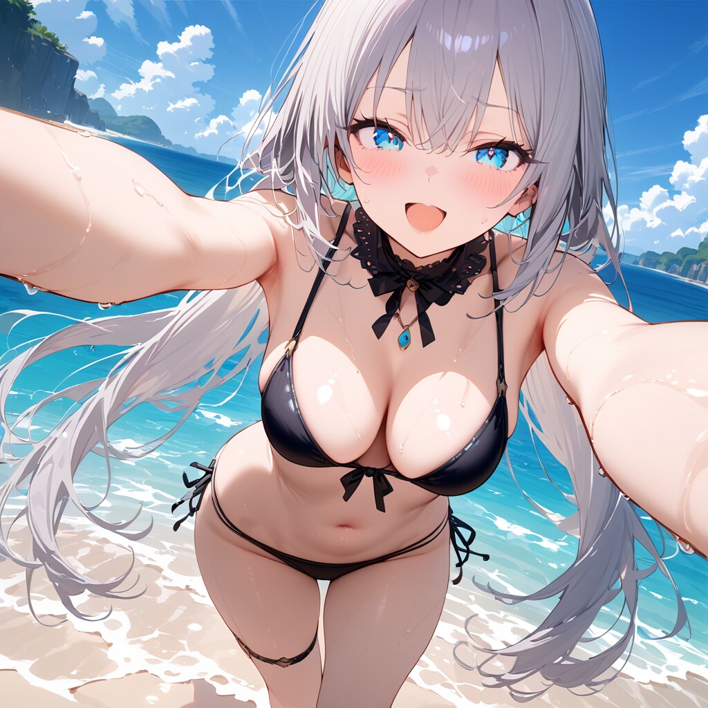 紗奈(さな)と海デート