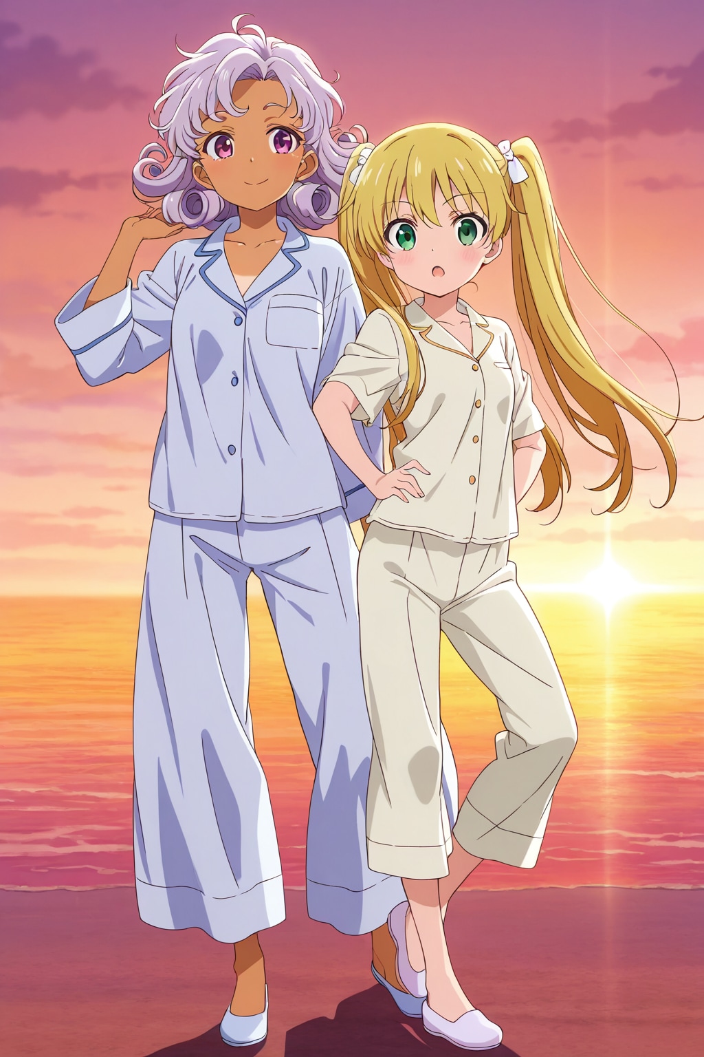 ツインテールちゃんとギャル先輩