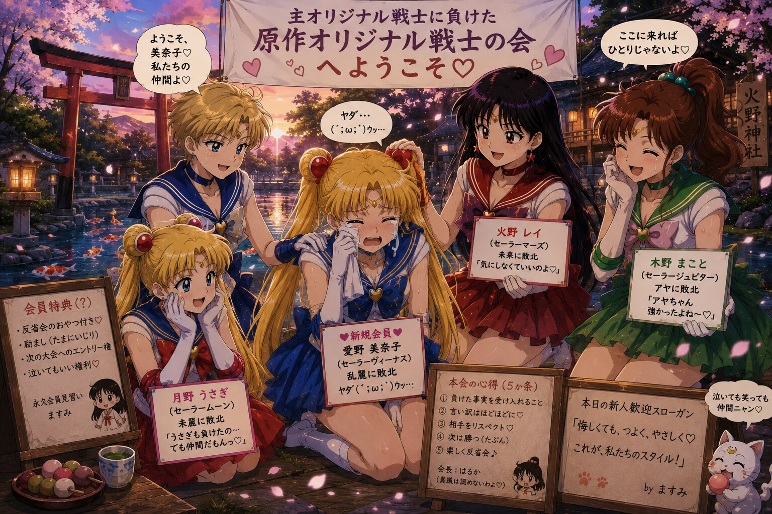 オリジナル戦士に負けた原作戦士の会 | の人気AIイラスト・グラビア