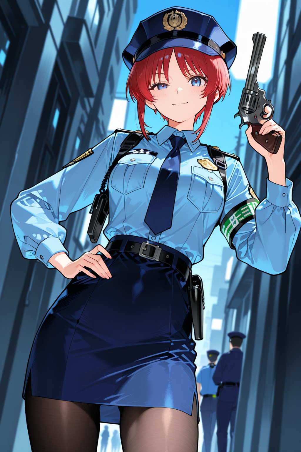 婦警Phoenixちゃん | の人気AIイラスト・グラビア