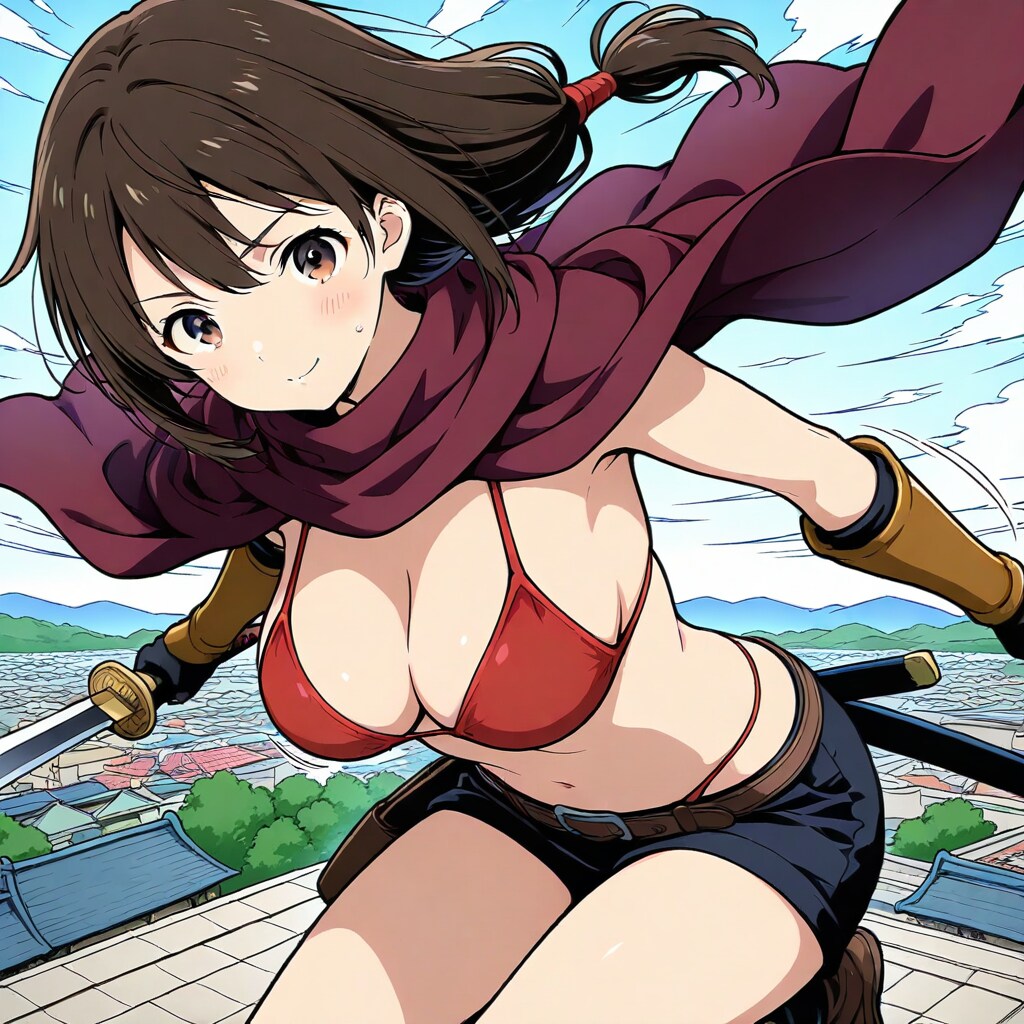 現代くノ一風