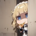 🍕おピッツァもぐもぐしながらチラ見しちゃう系メイドちゃん🍕 3枚目