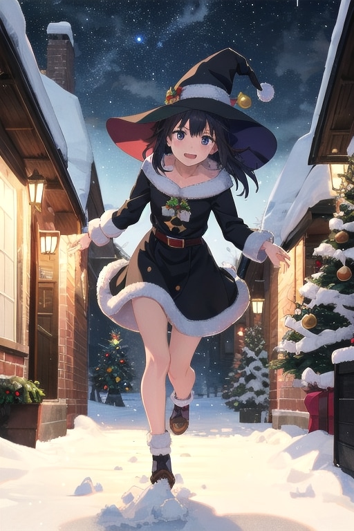 黒いサンタ | の人気AIイラスト・グラビア