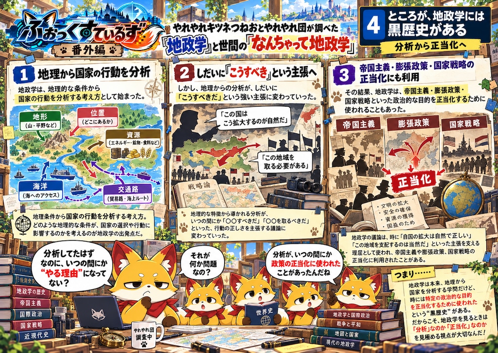 【番外編】ふぉっくすているず　なんちゃって地政学