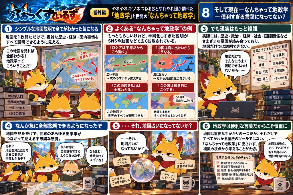 【番外編】ふぉっくすているず　なんちゃって地政学