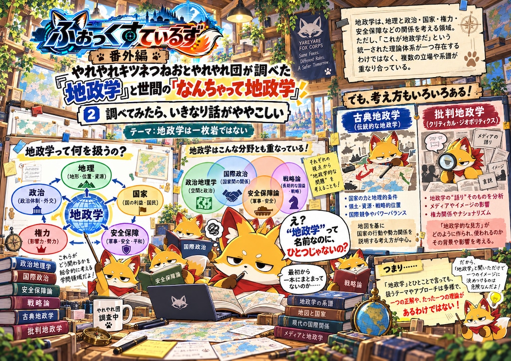【番外編】ふぉっくすているず　なんちゃって地政学