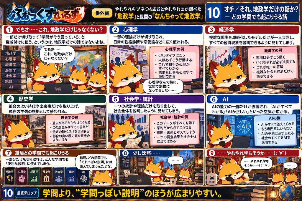 【番外編】ふぉっくすているず　なんちゃって地政学