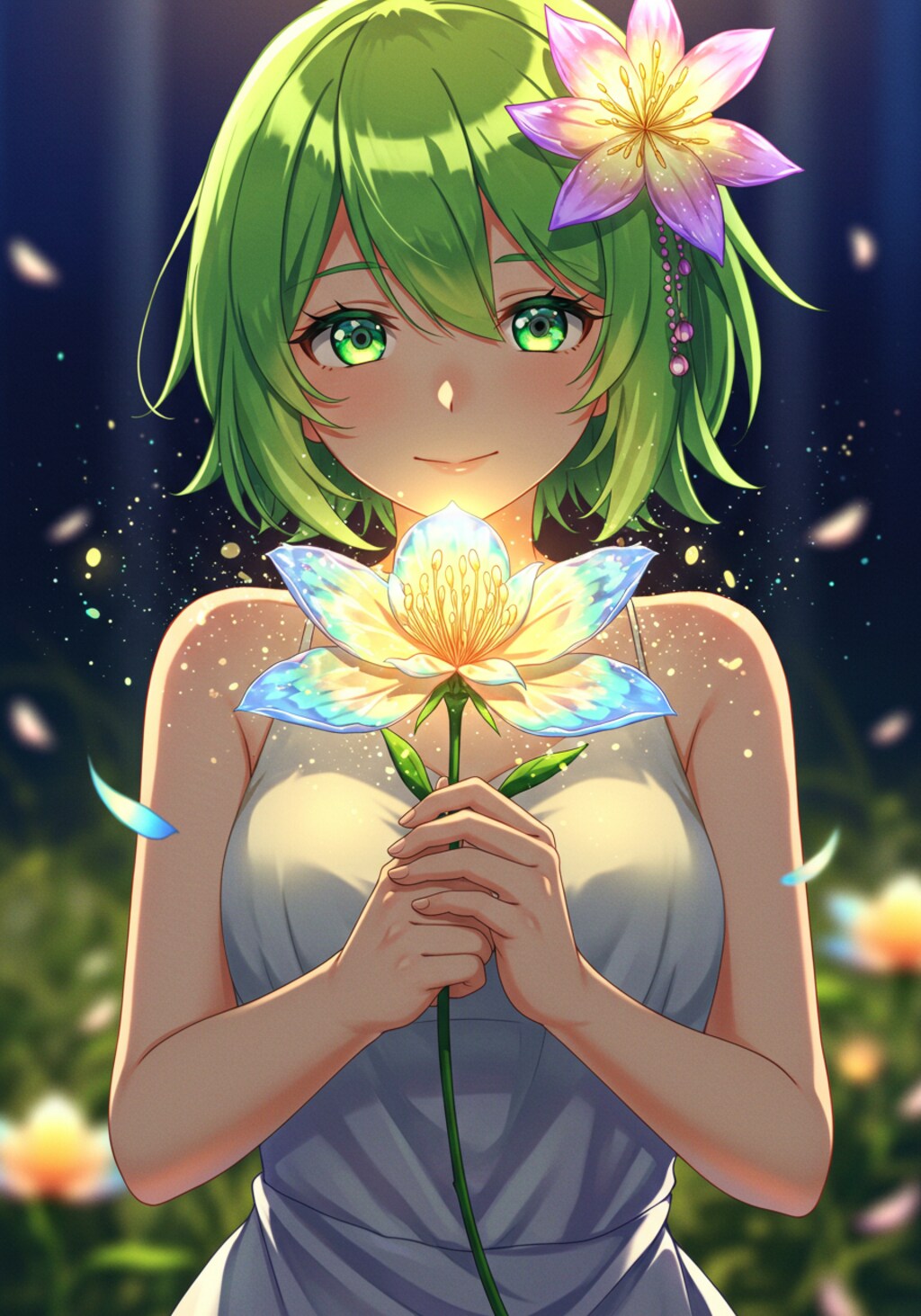 込められた一輪の花