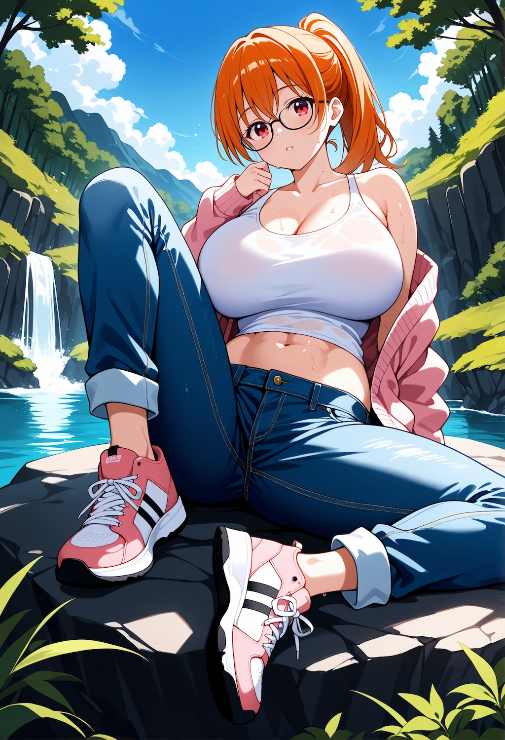 【今日の腹筋】滝音に包まれて