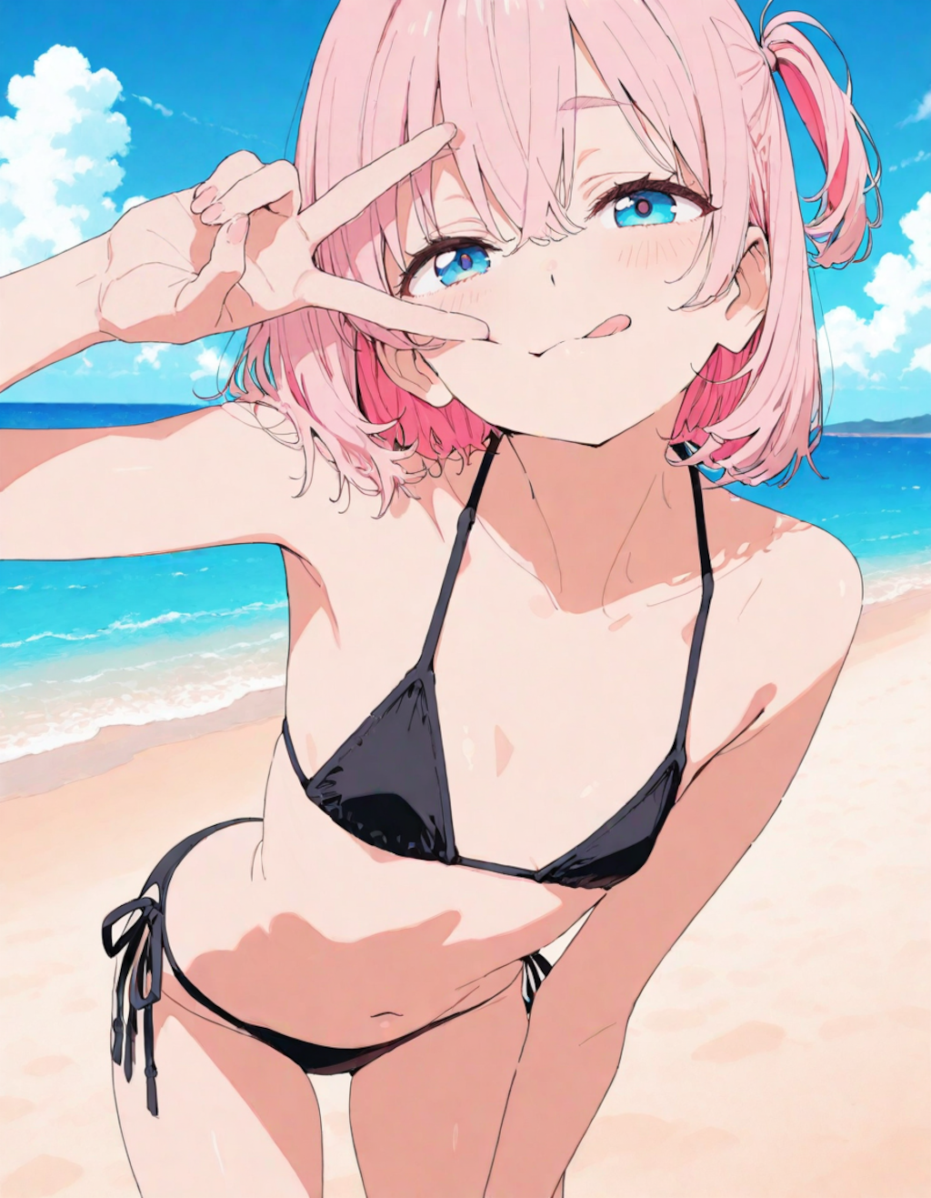 貧乳水着