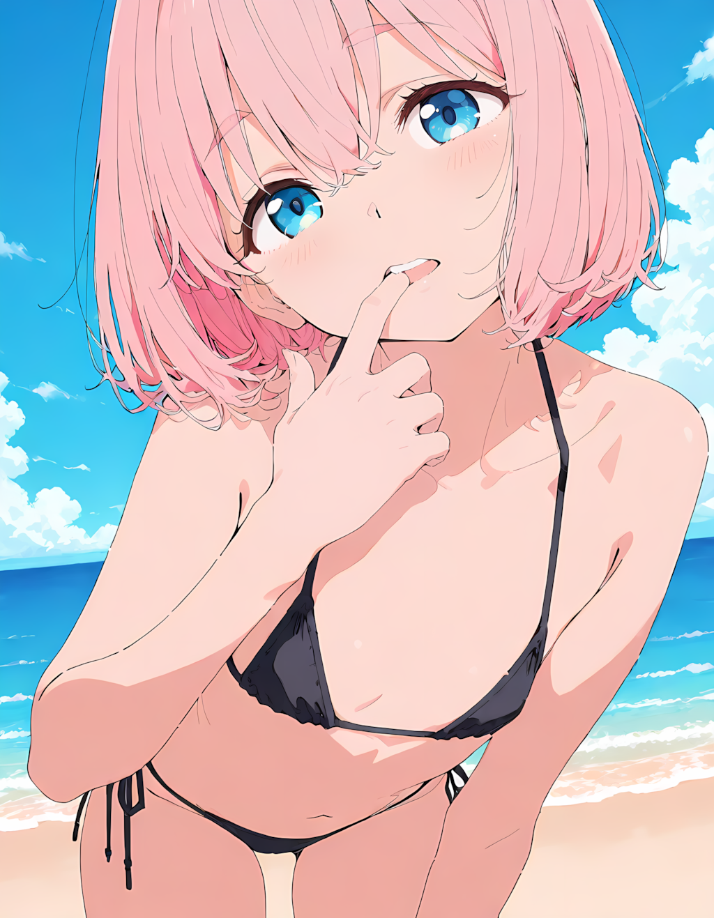 貧乳水着