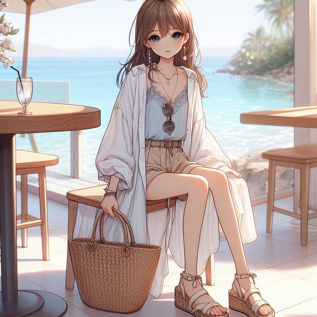 夏のコーディネイト(DALL-E)(3)