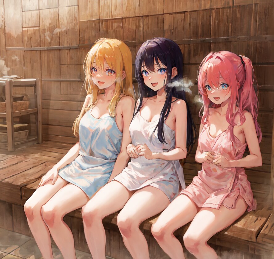 みんなでサウナ