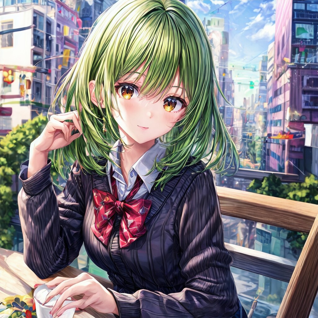 都会の女の子 city girl