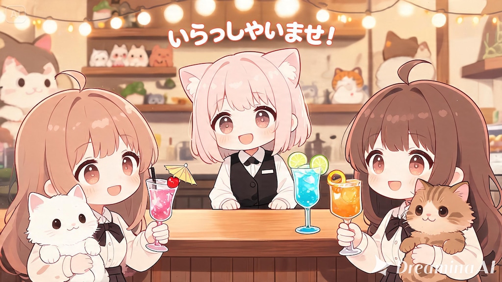 【#BarCat】猫カフェバーへようこそ♪１