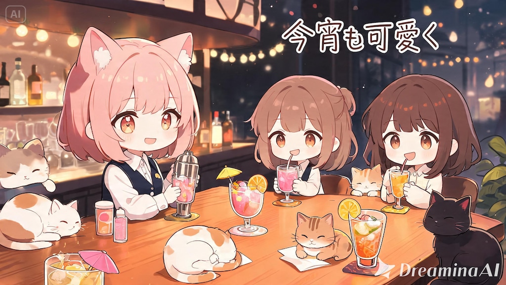 【#BarCat】猫カフェバーへようこそ♪１