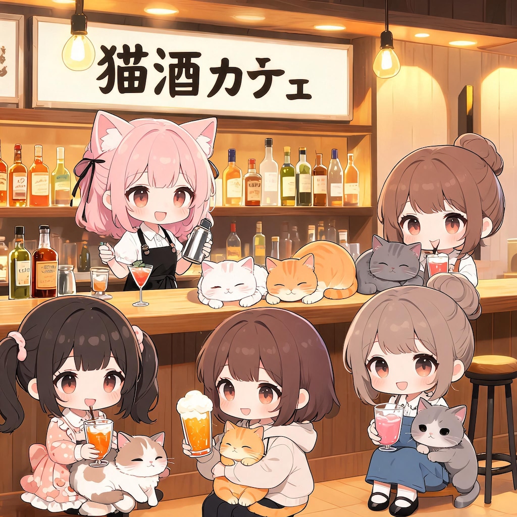【#BarCat】猫カフェバーへようこそ♪１