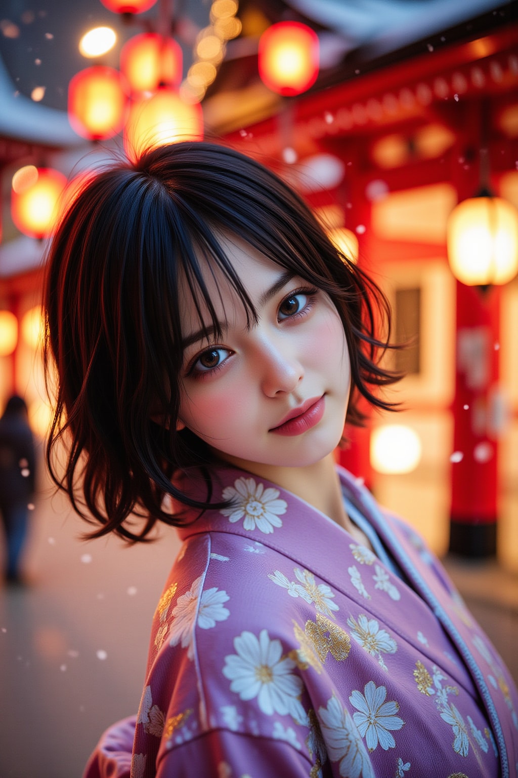 笑顔で年を結ぶ