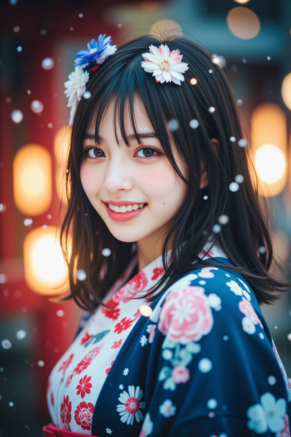 笑顔で年を結ぶ