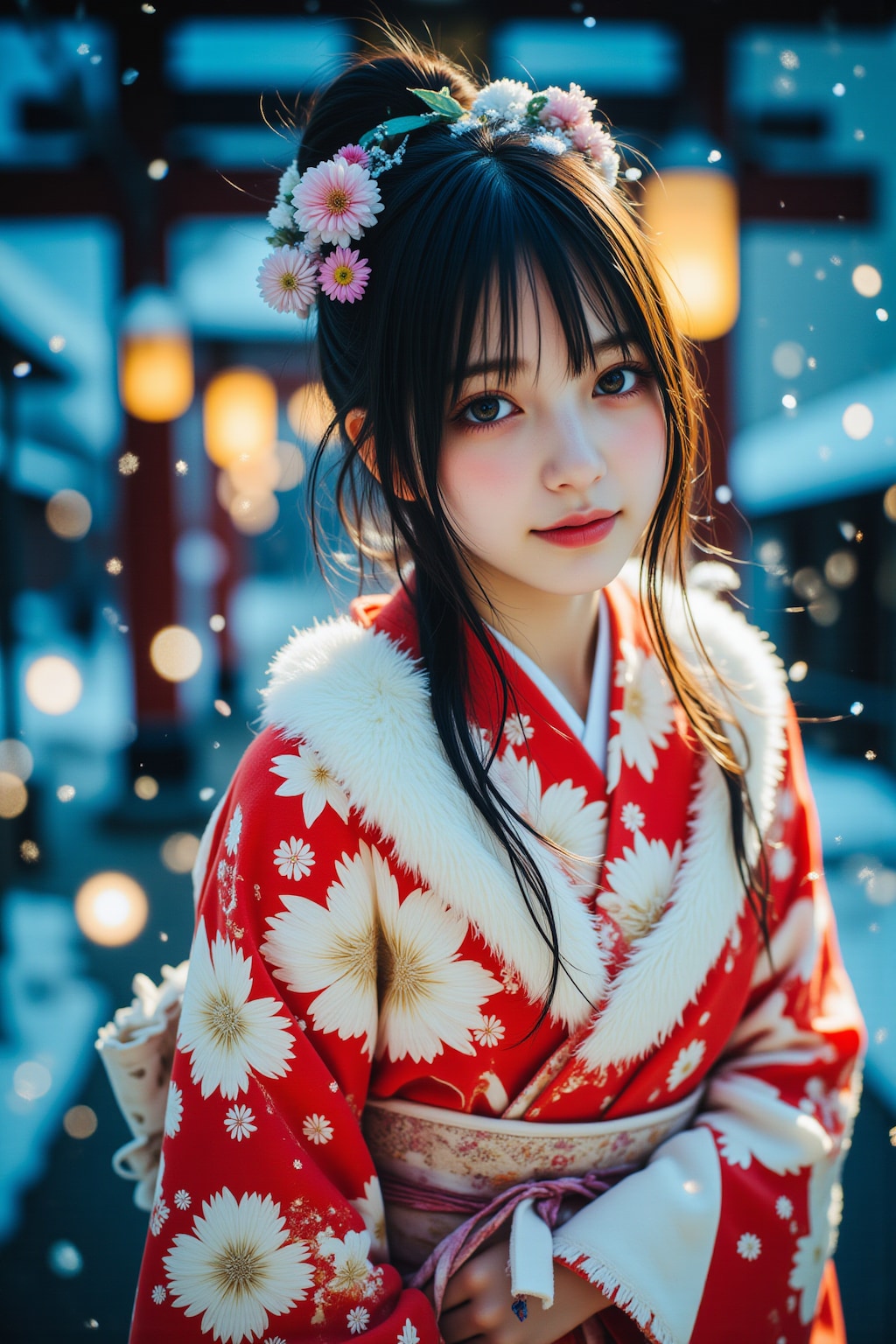 笑顔で年を結ぶ