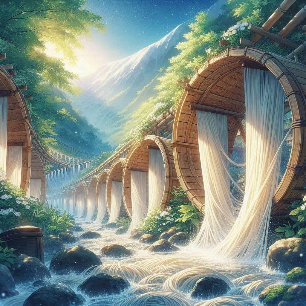 ようこそ、流しそうめん川へ | の人気AIイラスト・グラビア