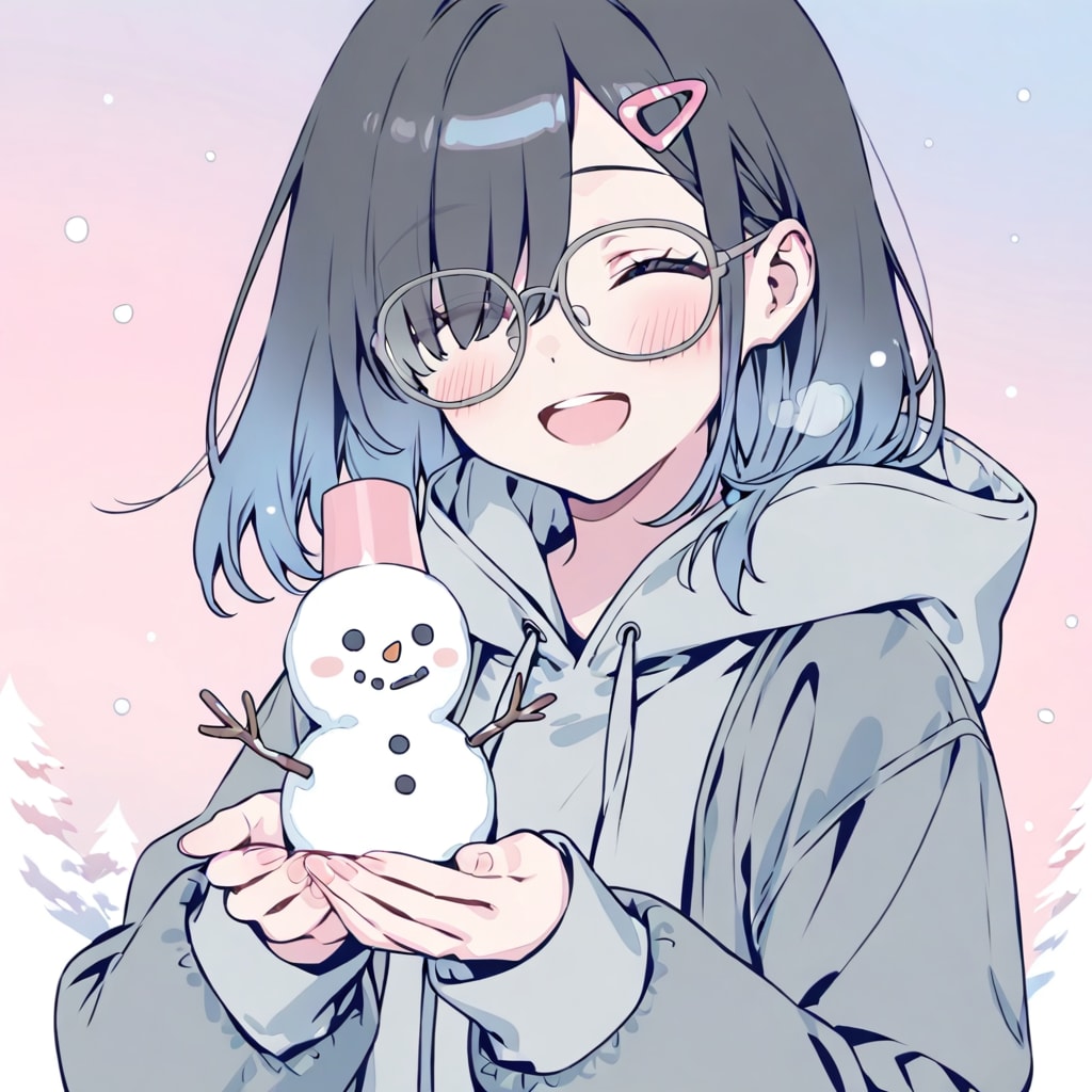 雪だるまだ！