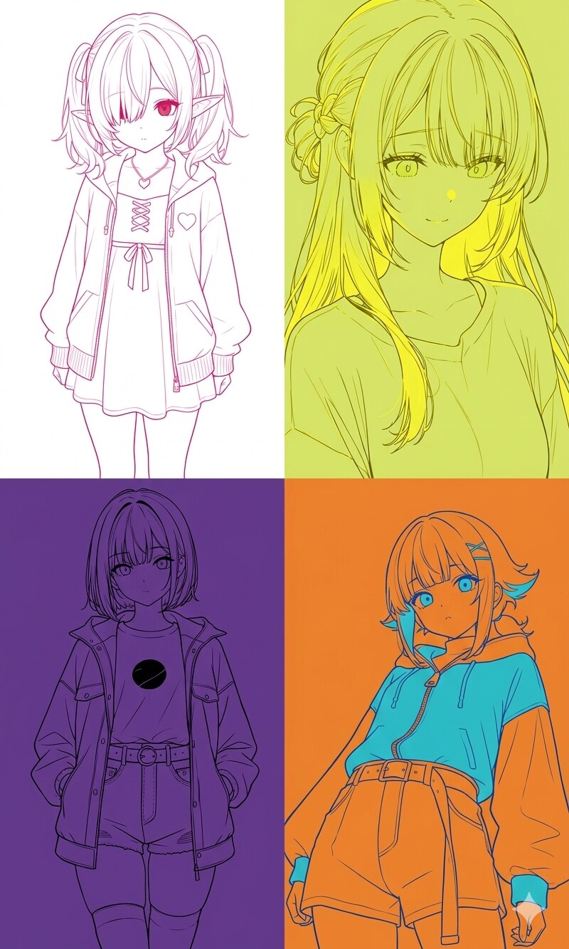 看板娘達4人