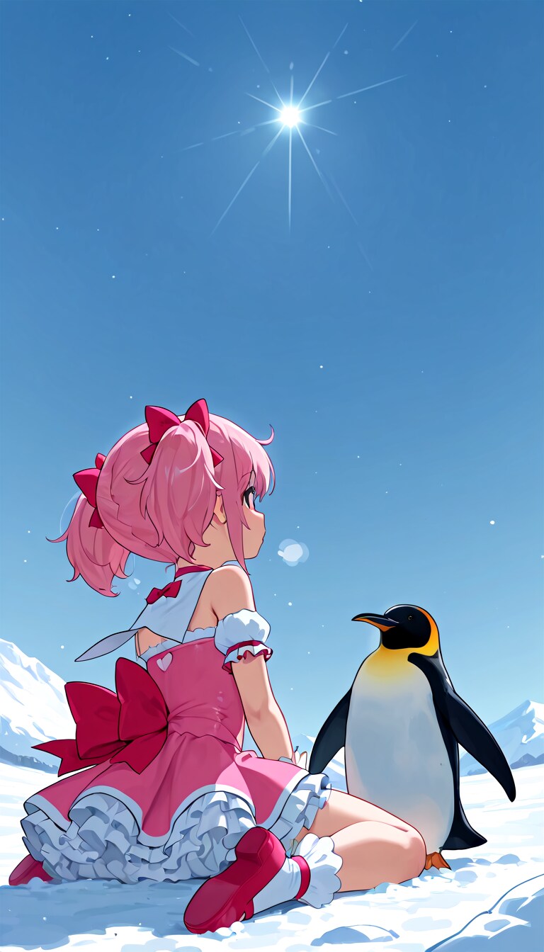 魔法少女とペンギン