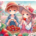 いちご狩り 2枚目